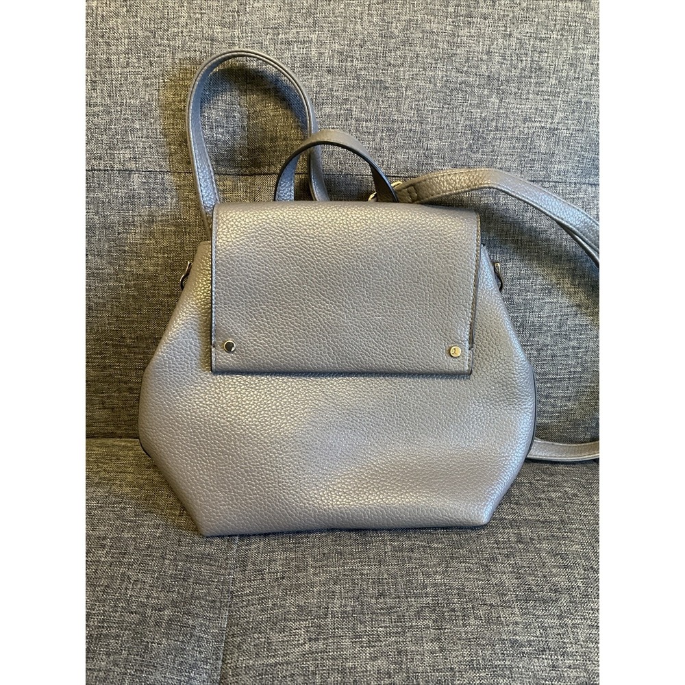 A New Day Backpack Converts To Shoulder Bag Gray & Gold